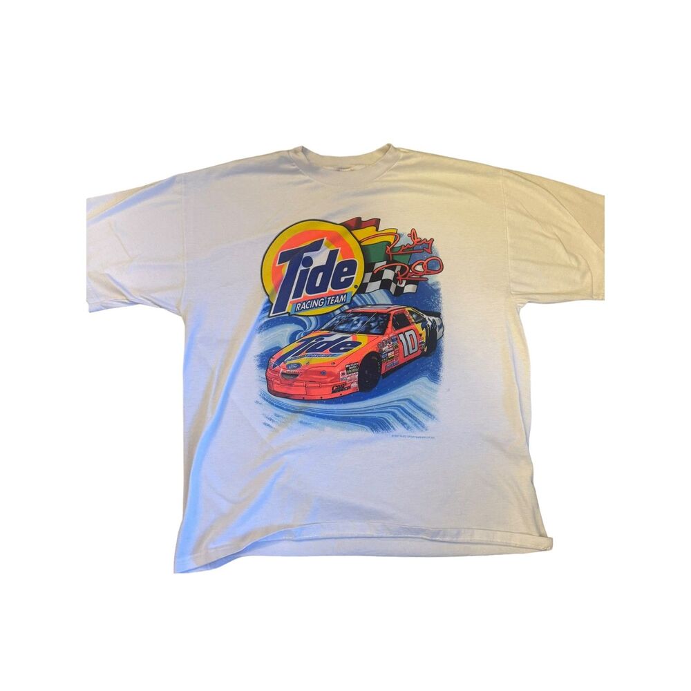 Vintage 1997 Nascar Tide Racing T Shirt